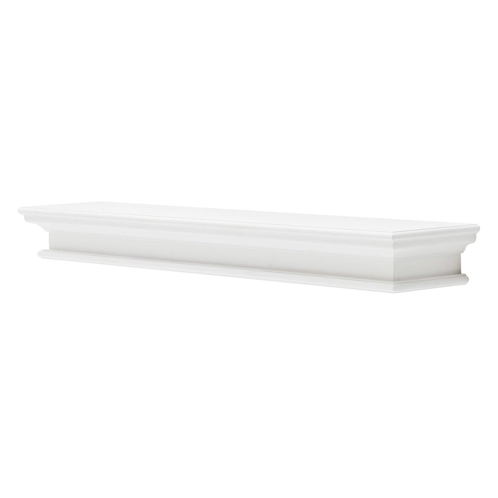 Estante flotante de pared XL clásico blanco de 47"