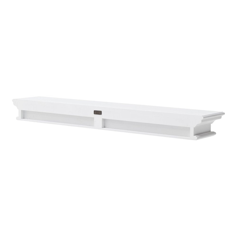 Estante flotante de pared XL clásico blanco de 47"