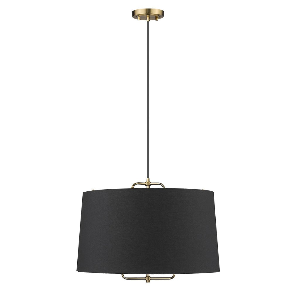 Lámpara colgante mini dorada Lamia de 3 luces