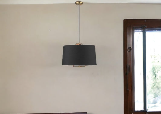 Lámpara colgante mini dorada Lamia de 3 luces