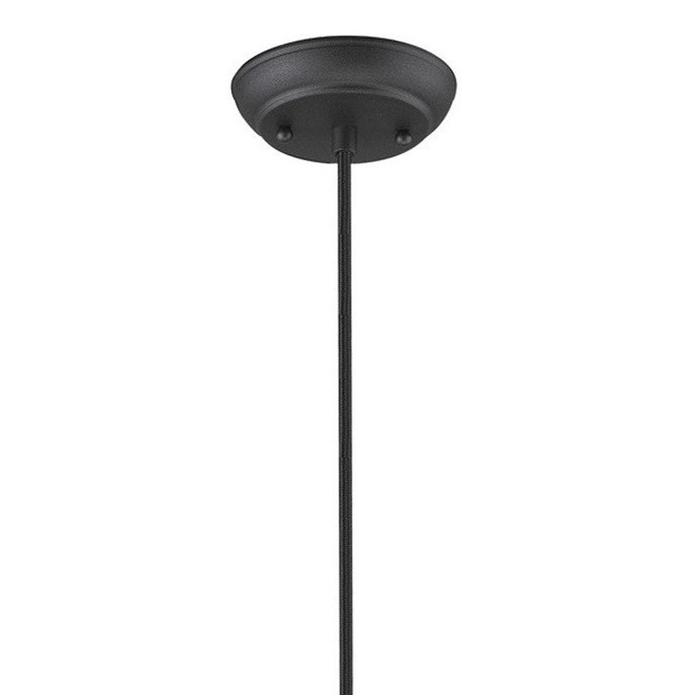 Lámpara colgante Tholos de 1 luz en negro mate