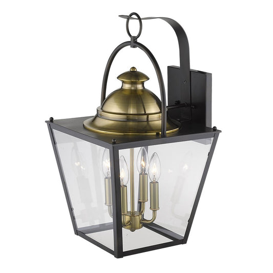 Lámpara de pared Savannah de 4 luces en bronce aceitado