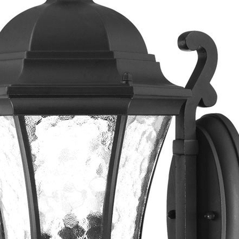 Lámpara de pared cónica XL en negro mate