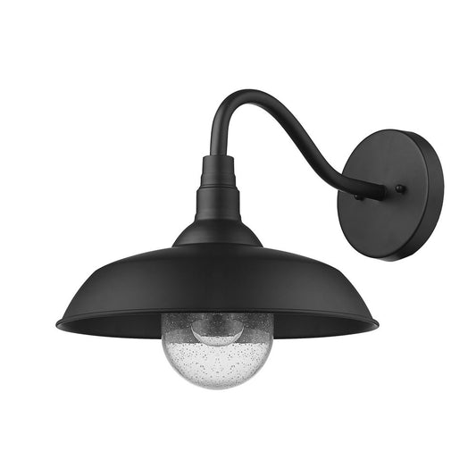 Lámpara de pared Burry de 1 luz en negro mate