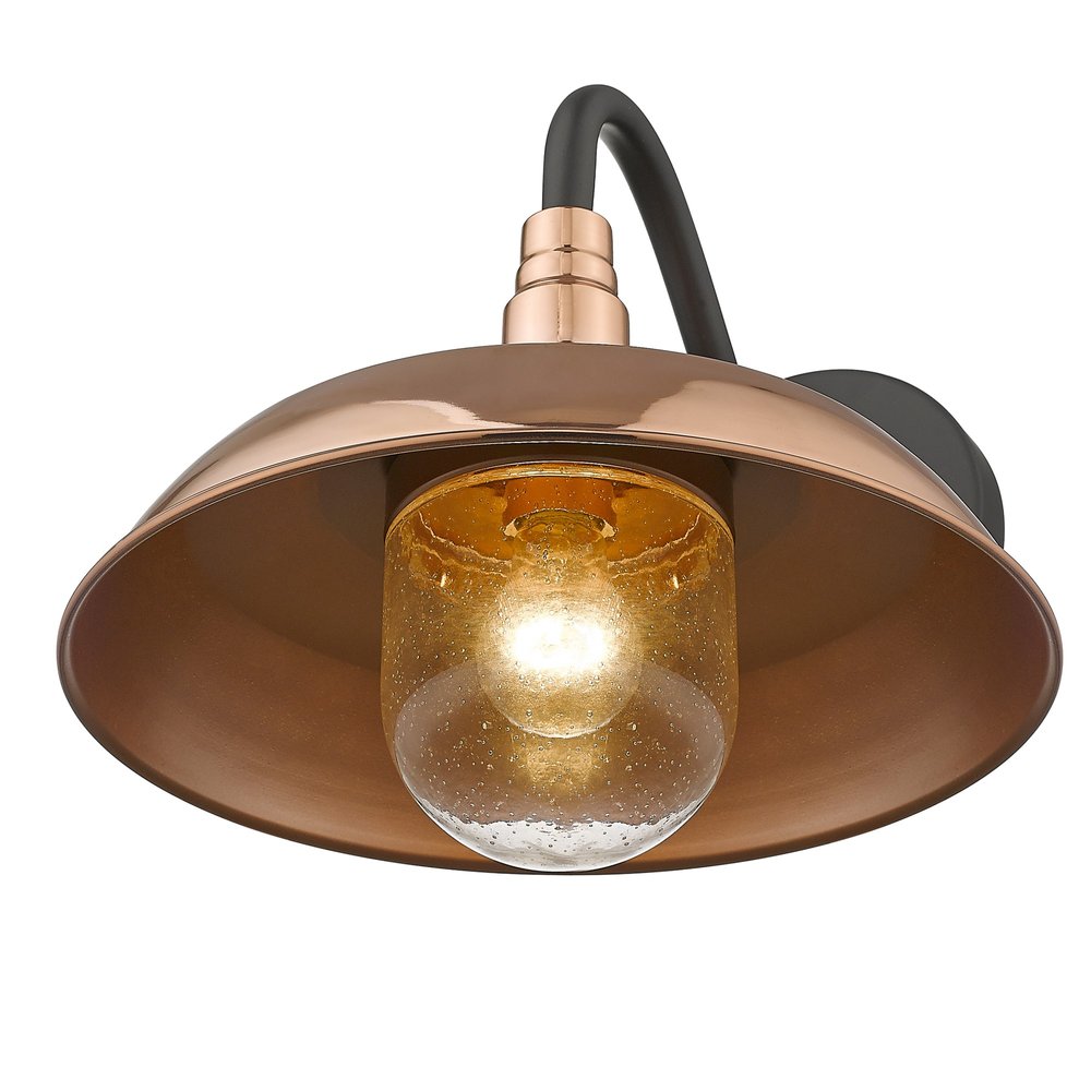 Lámpara de pared Burry de cobre de 1 luz