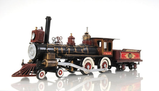 Escultura de locomotora de Union Pacific