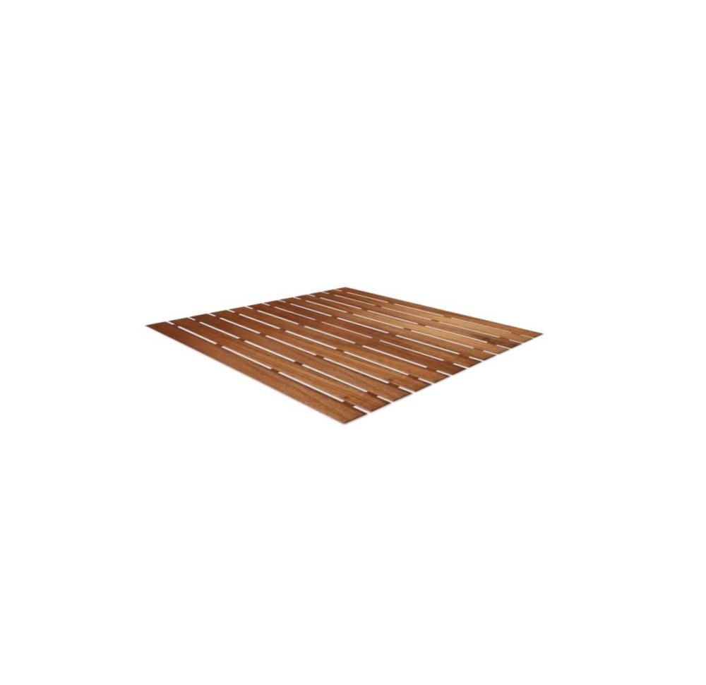 Alfombra de baño de teca premium de 25"