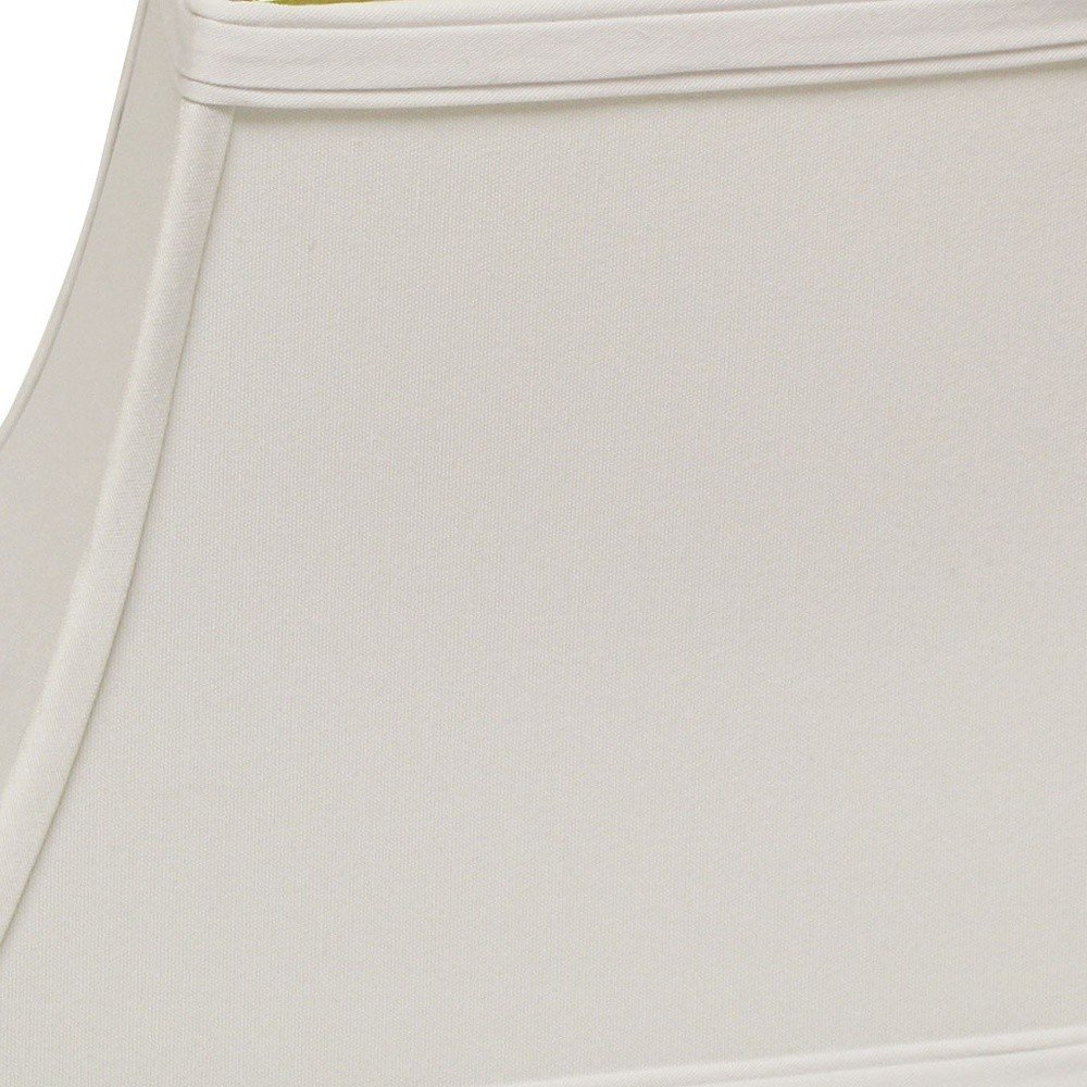 Pantalla de lámpara de campana Innsbruck blanca sin flameado