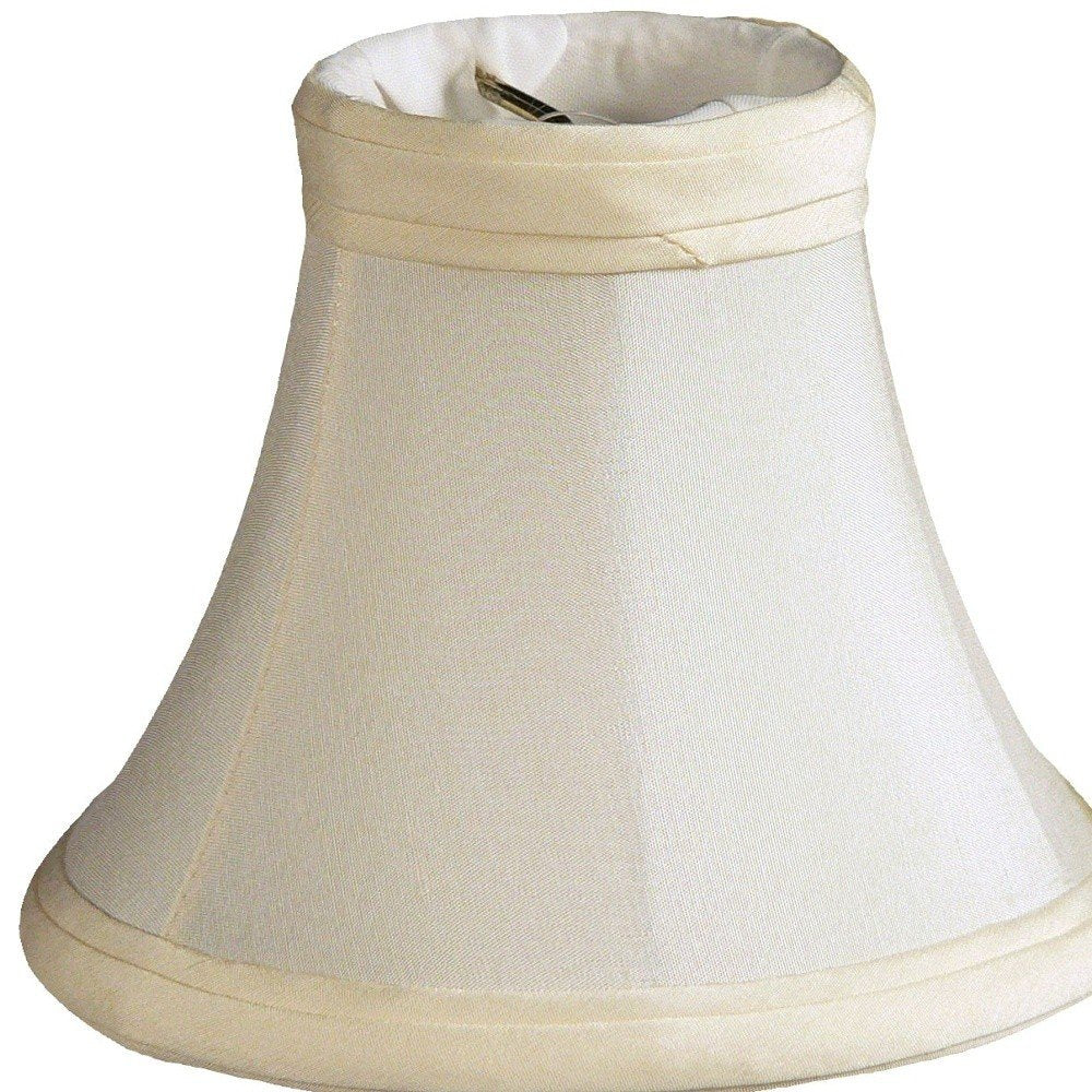 Slate Gray Shantung Silk Bell Lamp Shade