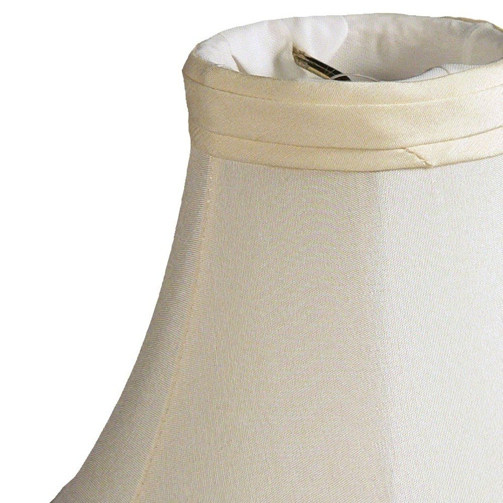 Slate Gray Shantung Silk Bell Lamp Shade
