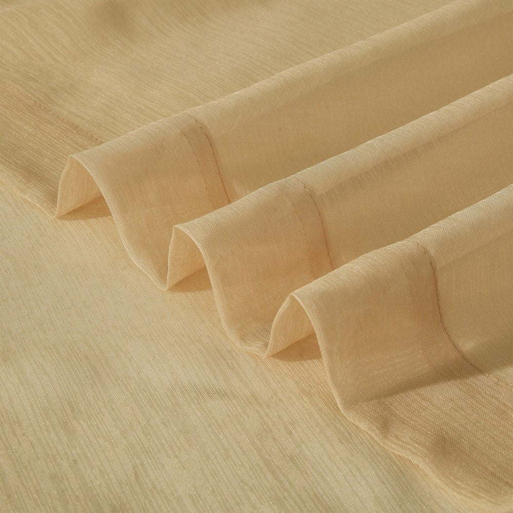 Set of Two 84" Tan Solid Modern Window Panels