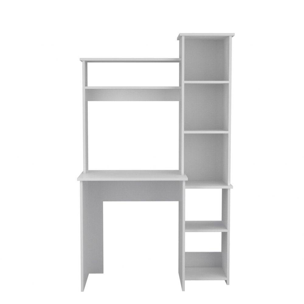 Escritorio de computadora blanco de 40"