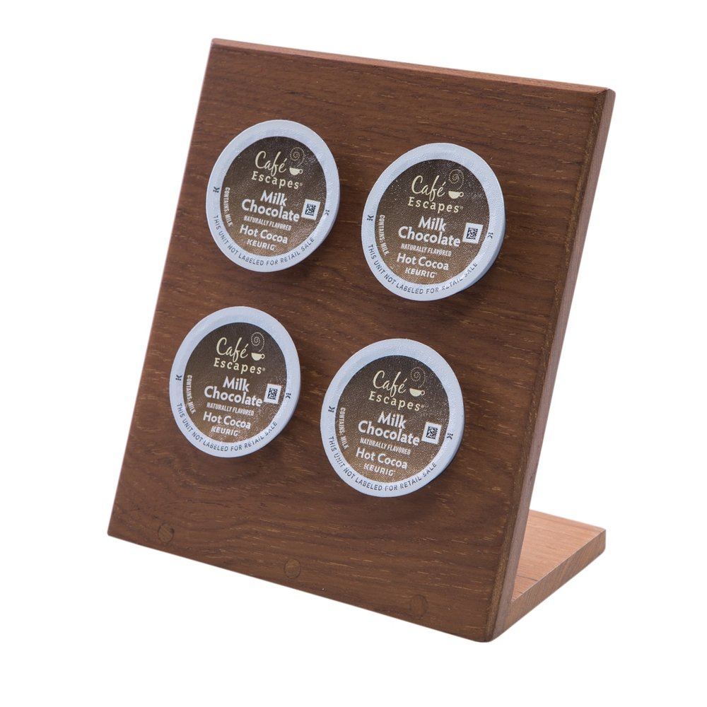 Mueble de madera para café independiente de 6.00" y accesorios