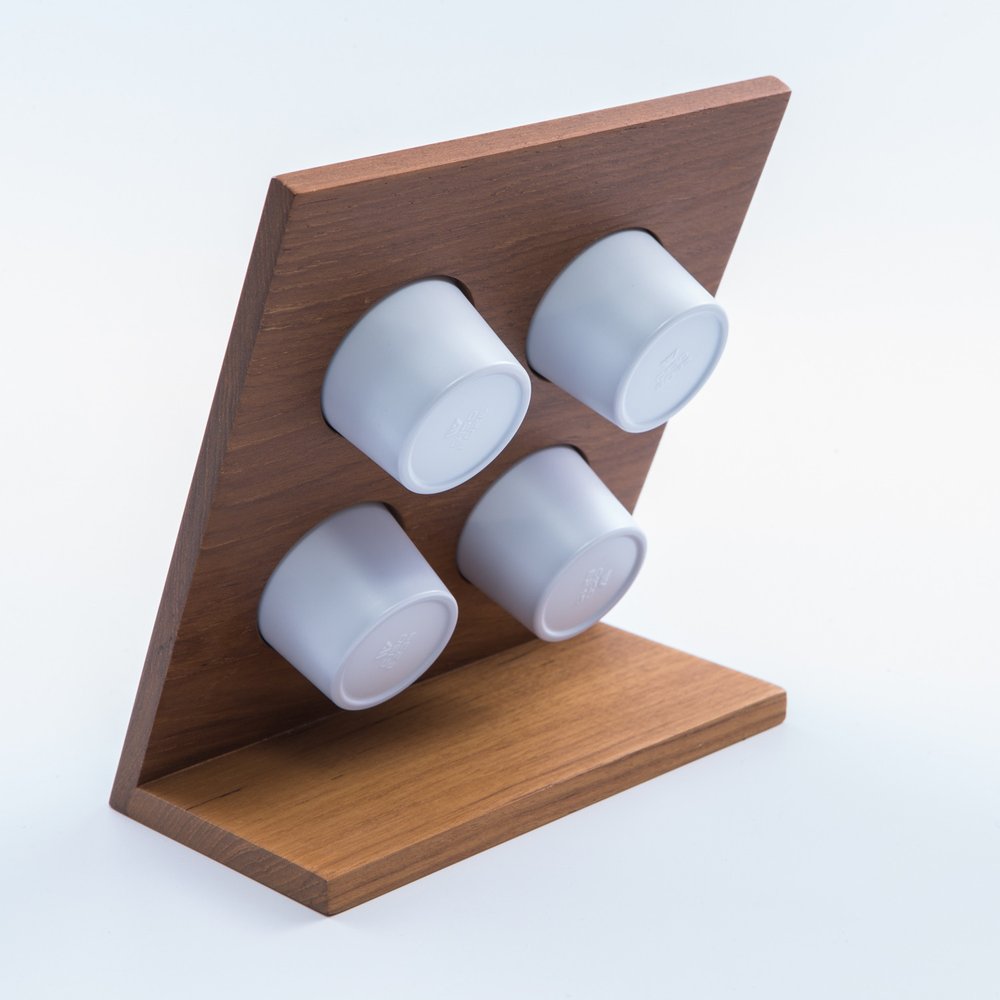 Mueble de madera para café independiente de 6.00" y accesorios
