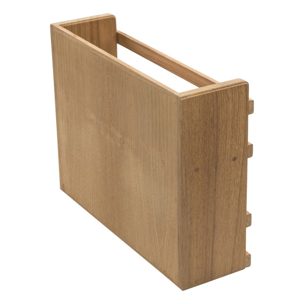 Especiero de madera de 13,13" para montar en la pared