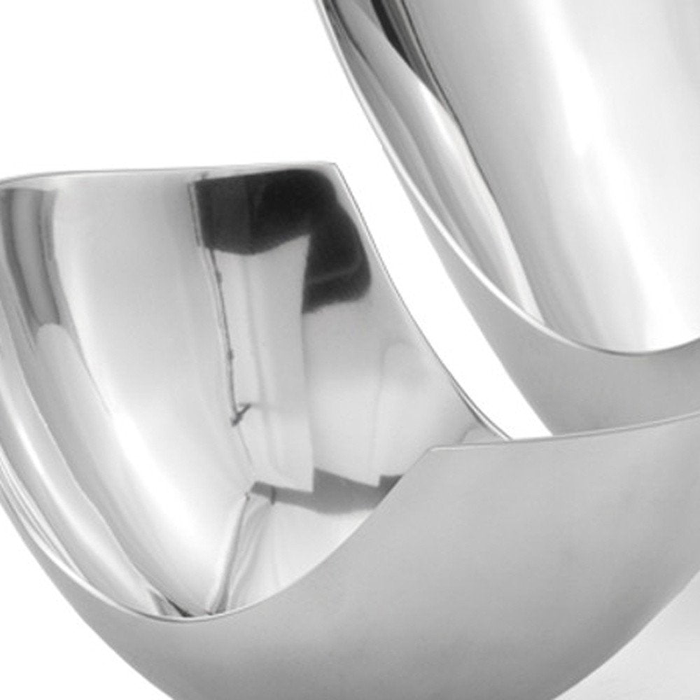 Juego de dos cuencos centrales de aluminio con forma de pala