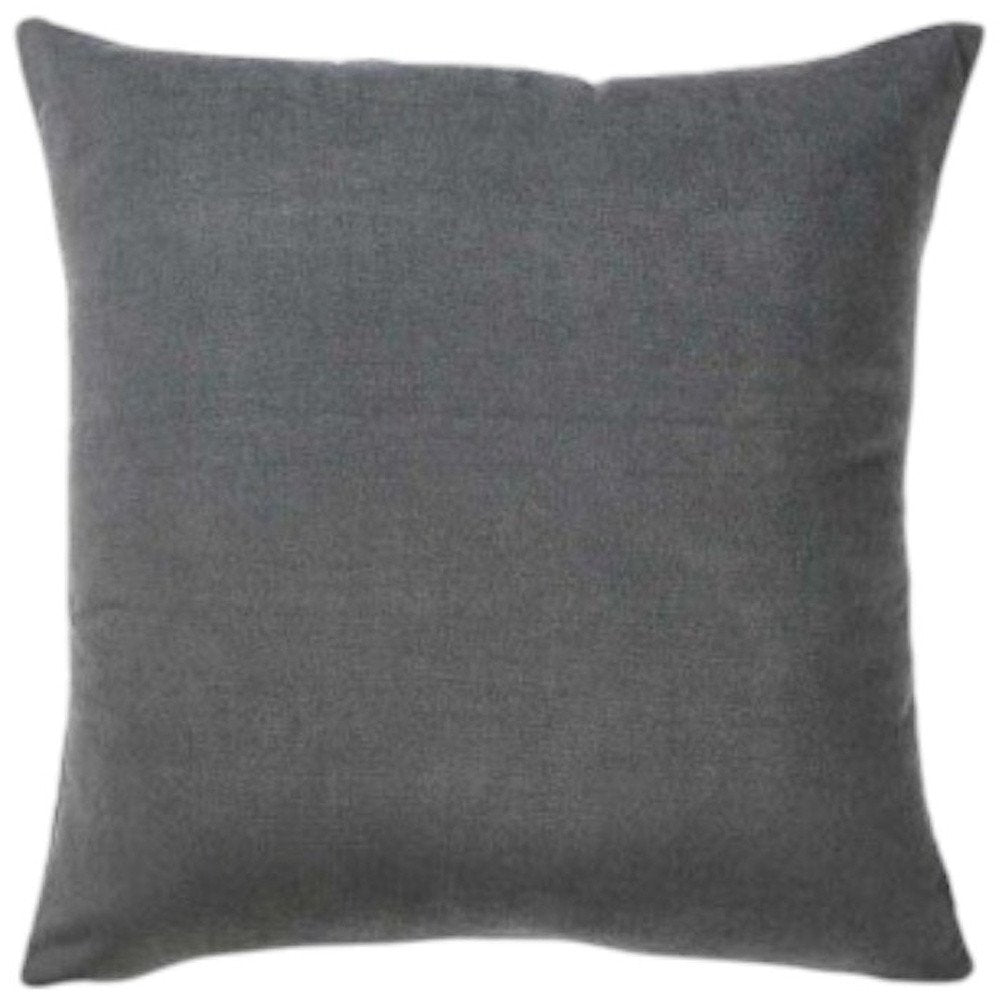 Set of Two 22" Gray Throw Pillow Covers