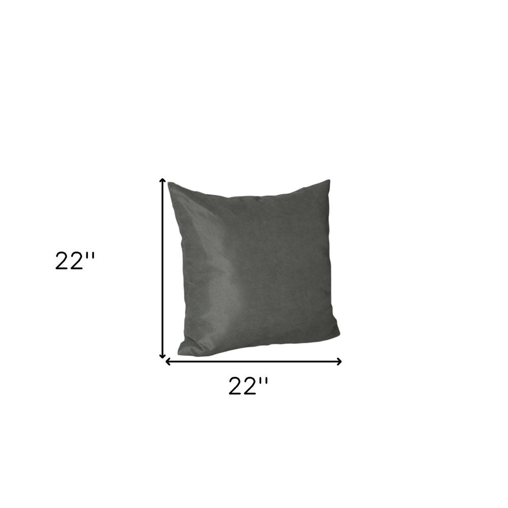 Set of Four Gray Throw Pillow Cover