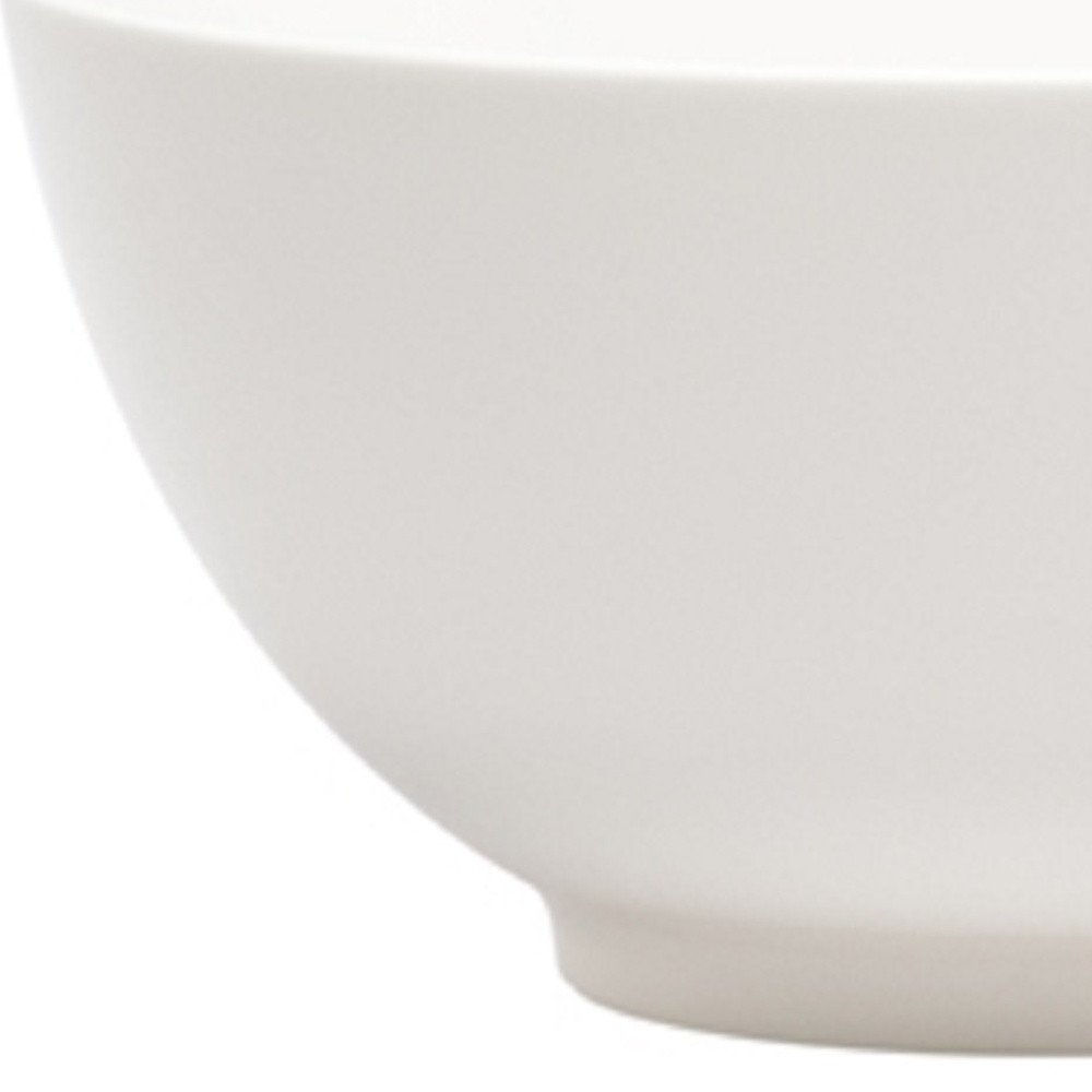 Cuenco grande redondo para servir de porcelana blanca