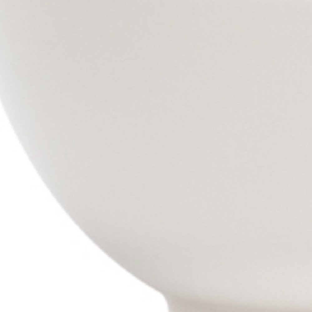 Cuenco grande redondo para servir de porcelana blanca