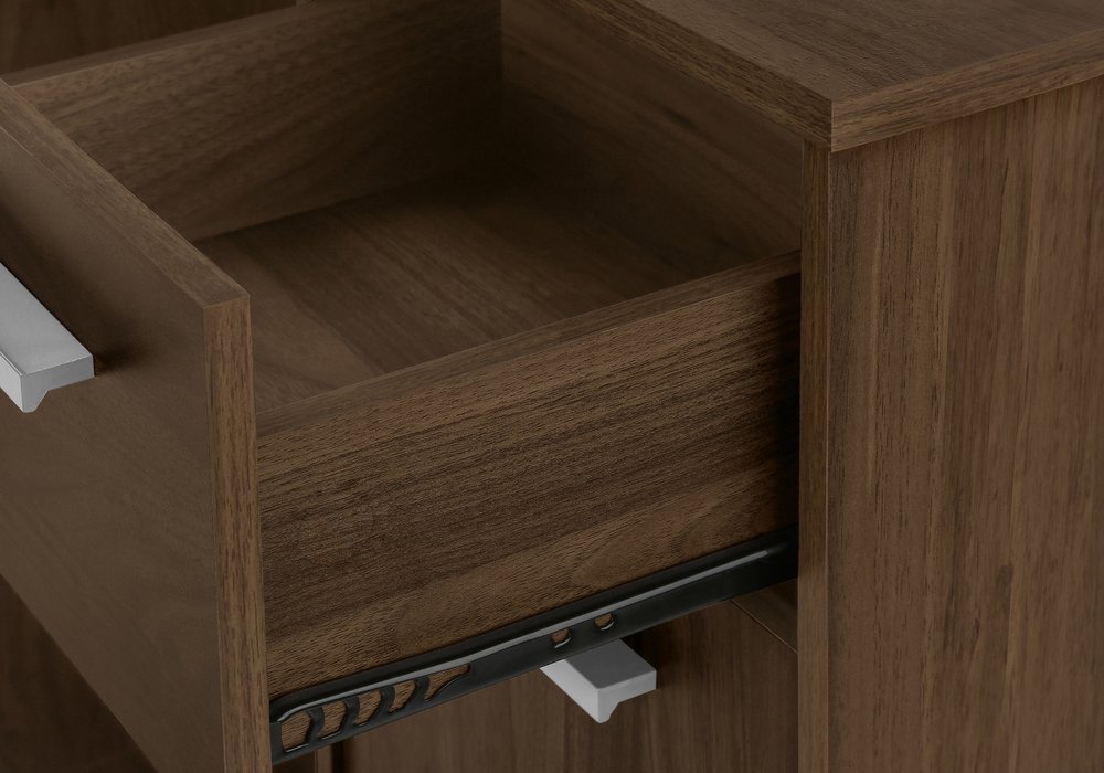 46" Brown Wood L Shape Computer Desk