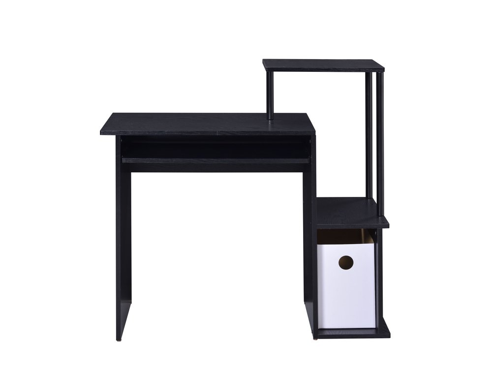 Escritorio de computadora negro de 37"