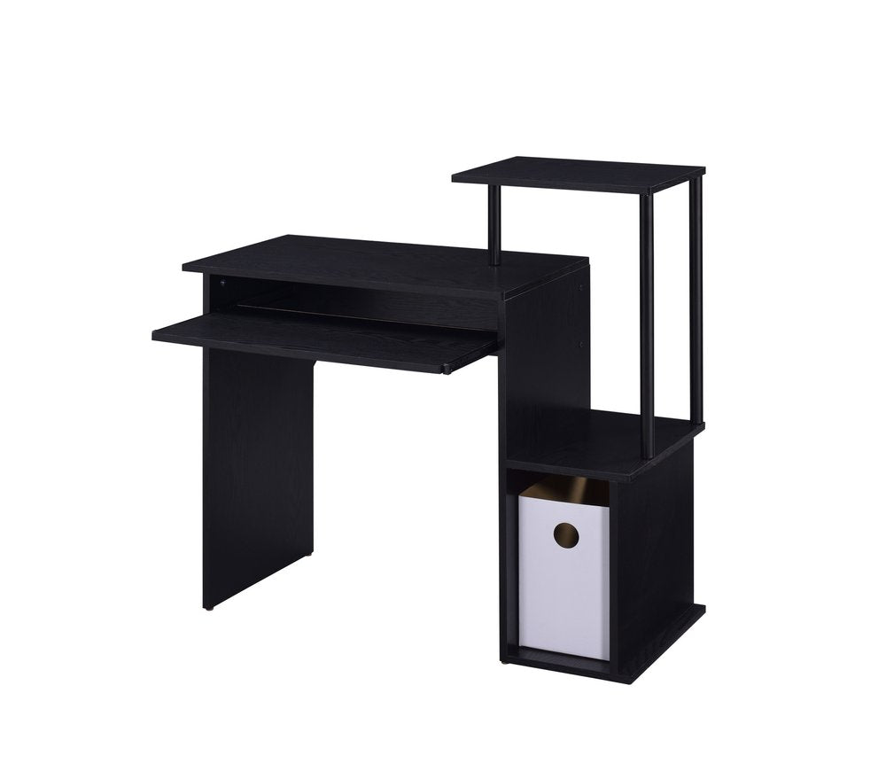 Escritorio de computadora negro de 37"