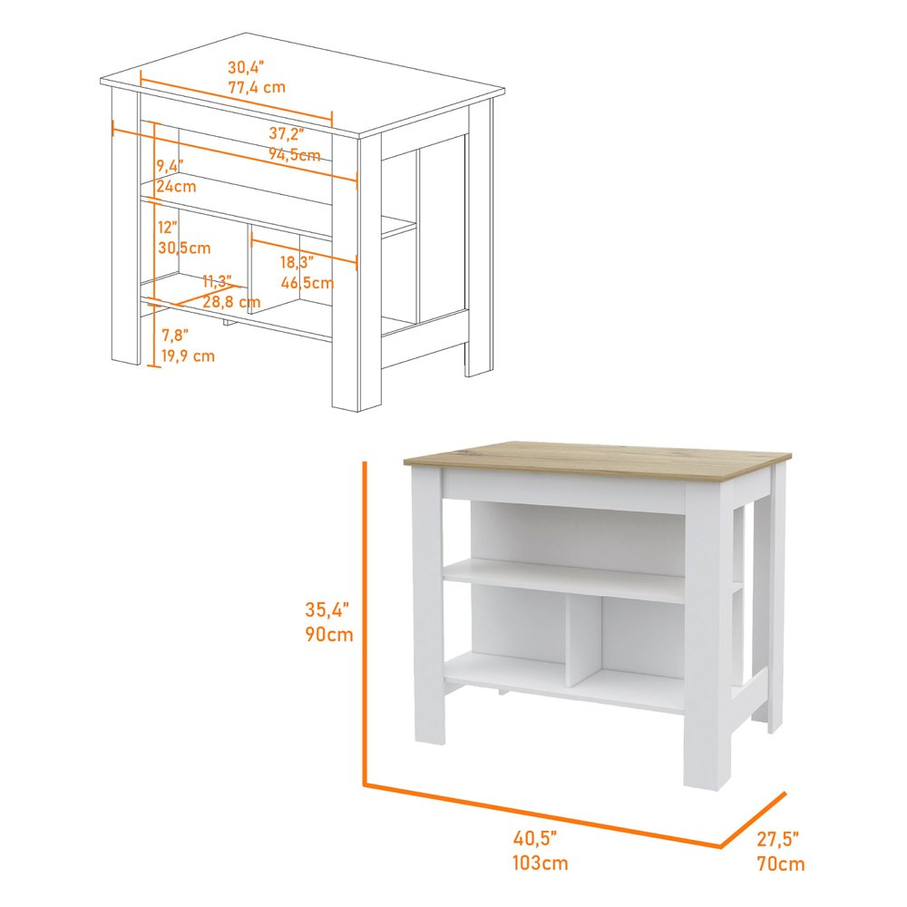 35" X 41" Natural And White Stainless Steel Counter And Utility Cabinet Utility Sink