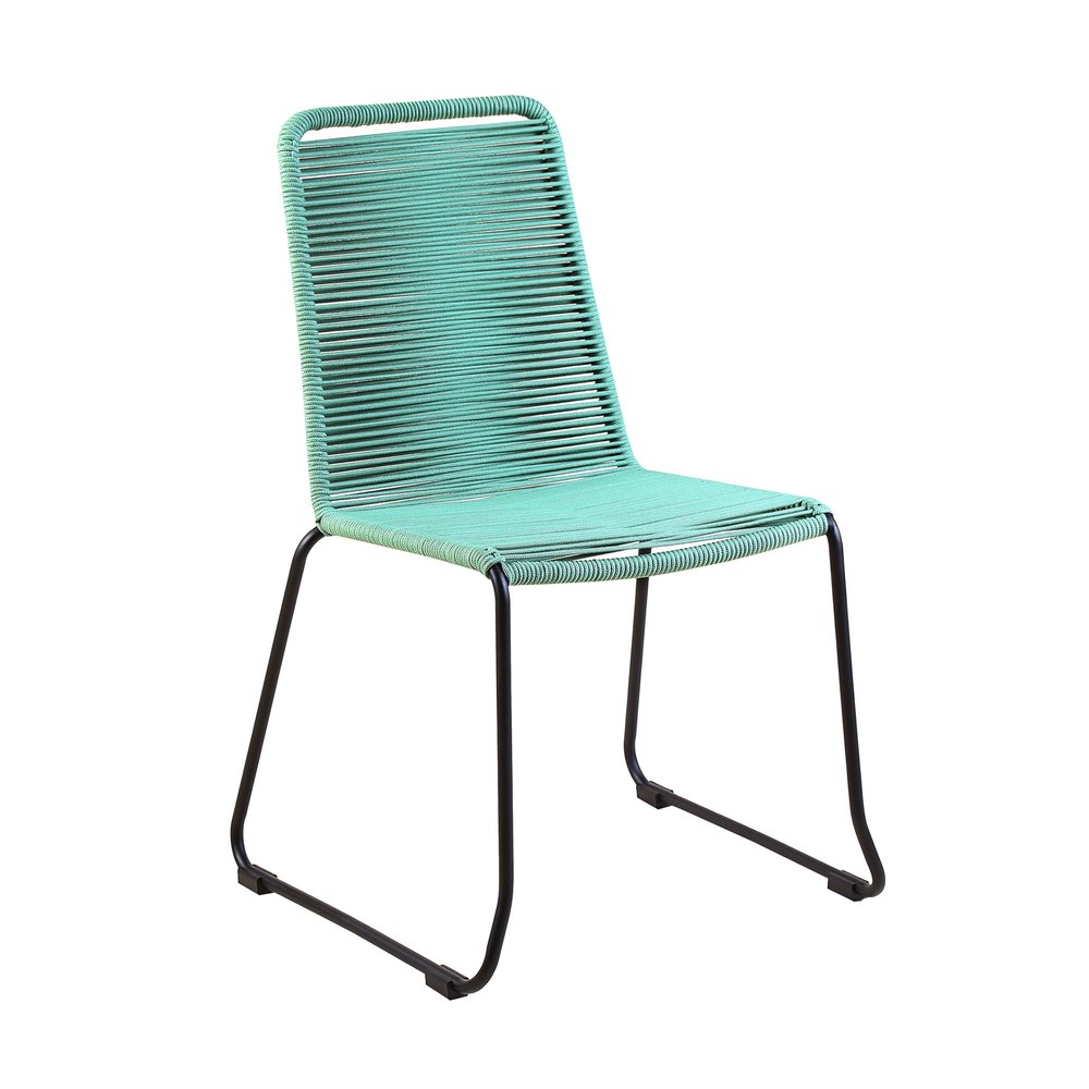 Juego de comedor de cinco piezas de madera maciza marrón y negra con cuatro sillas