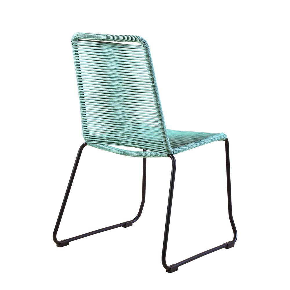 Juego de comedor de cinco piezas de madera maciza marrón y negra con cuatro sillas