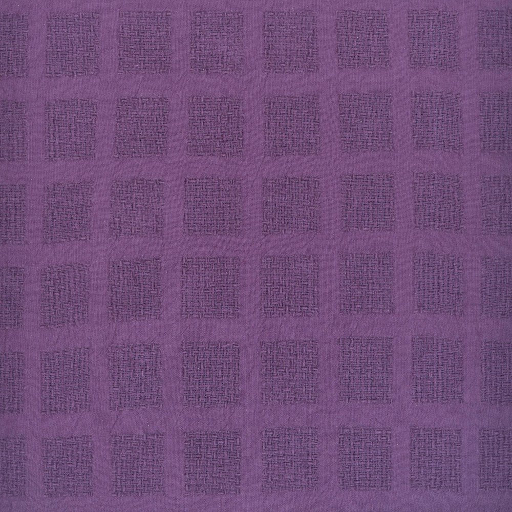50" X 60" Purple Woven Cotton Throw Blanket with Tassels