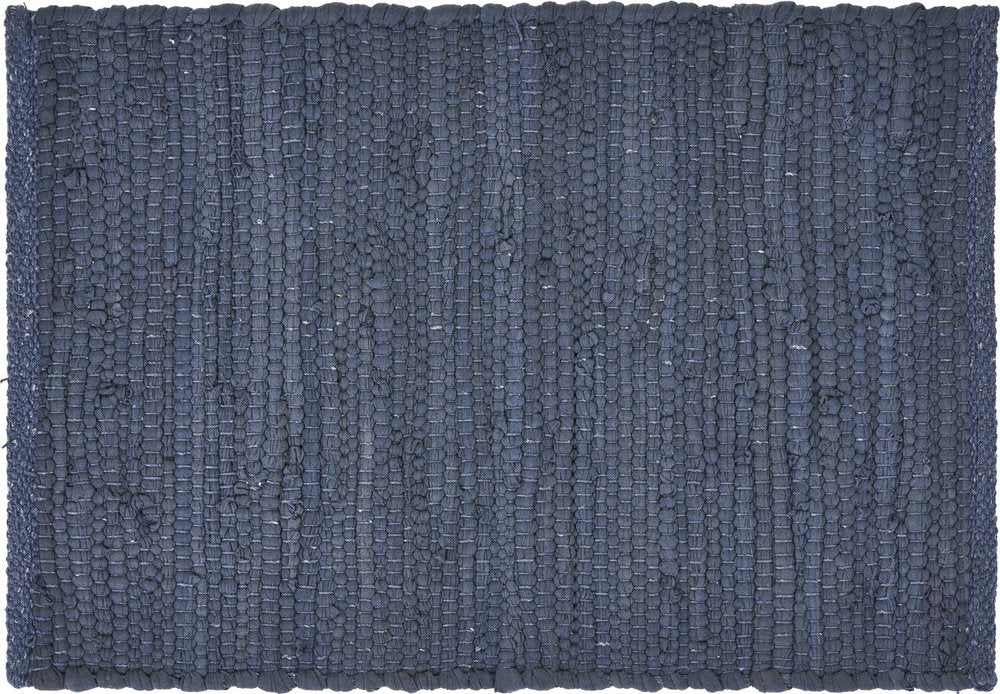 19" Set of Four Navy Blue Cotton Placemats