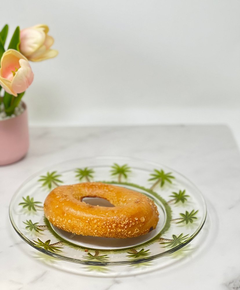 Servicio de cuatro piezas de acrílico con diseño de palmera, transparente y verde, para cuatro platos de cena