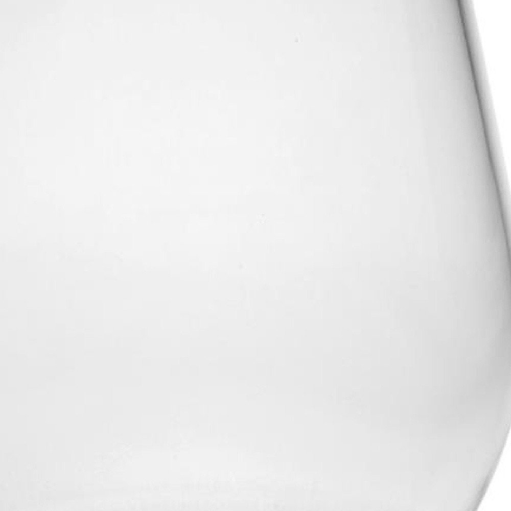 Juego de cuatro copas de vino multiusos sin tallo de plástico Tritan transparente con forma de globo o cuenco redondo
