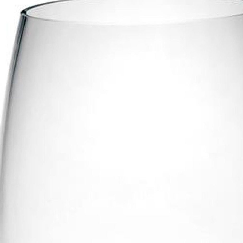 Juego de cuatro copas de vino multiusos con tallo de plástico Tritan transparente