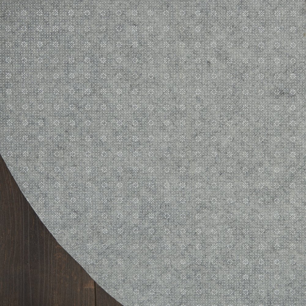 5' Round Gray Non Slip Rug Pad
