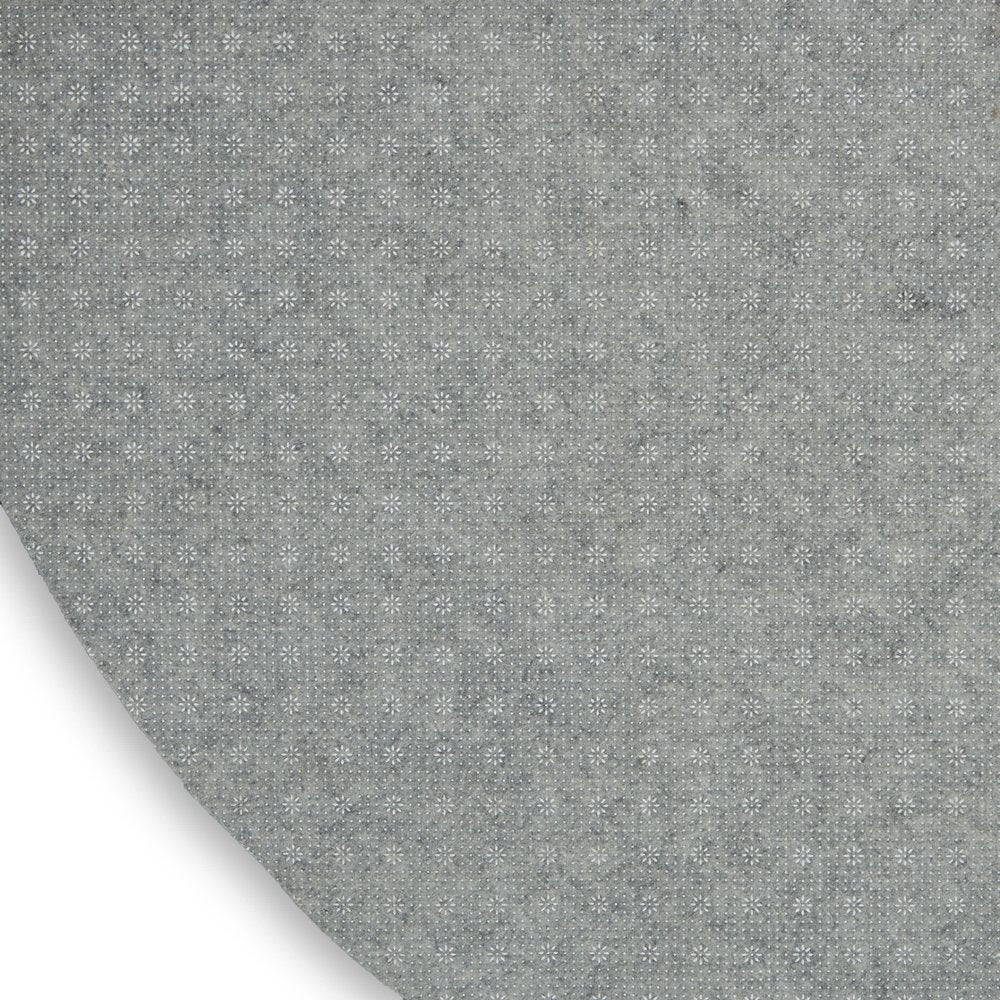 5' Round Gray Non Slip Rug Pad