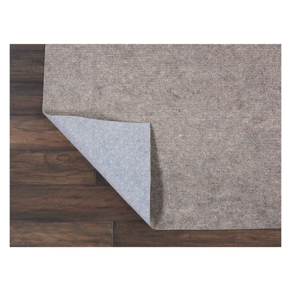 5' Round Gray Non Slip Rug Pad