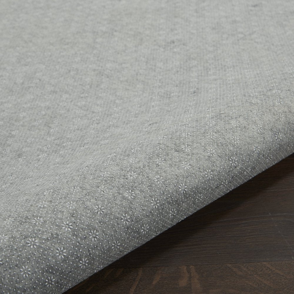 5' Round Gray Non Slip Rug Pad