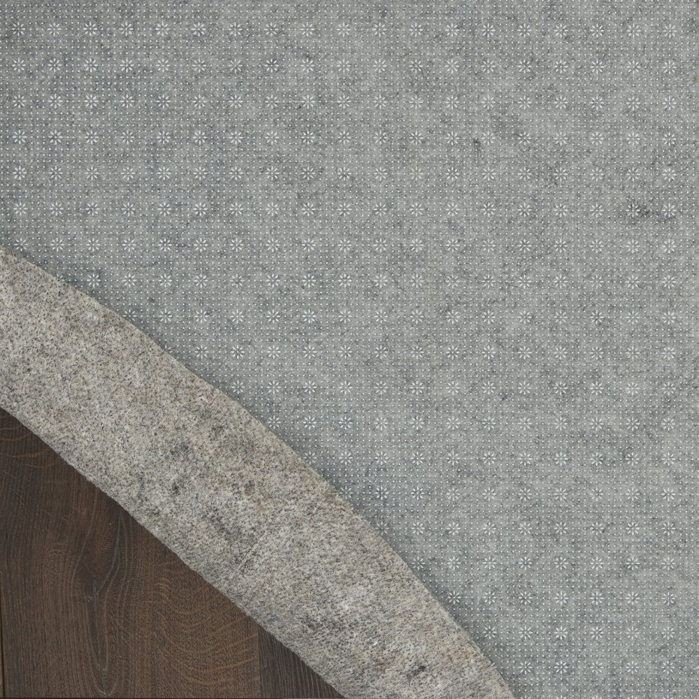 5' Round Gray Non Slip Rug Pad