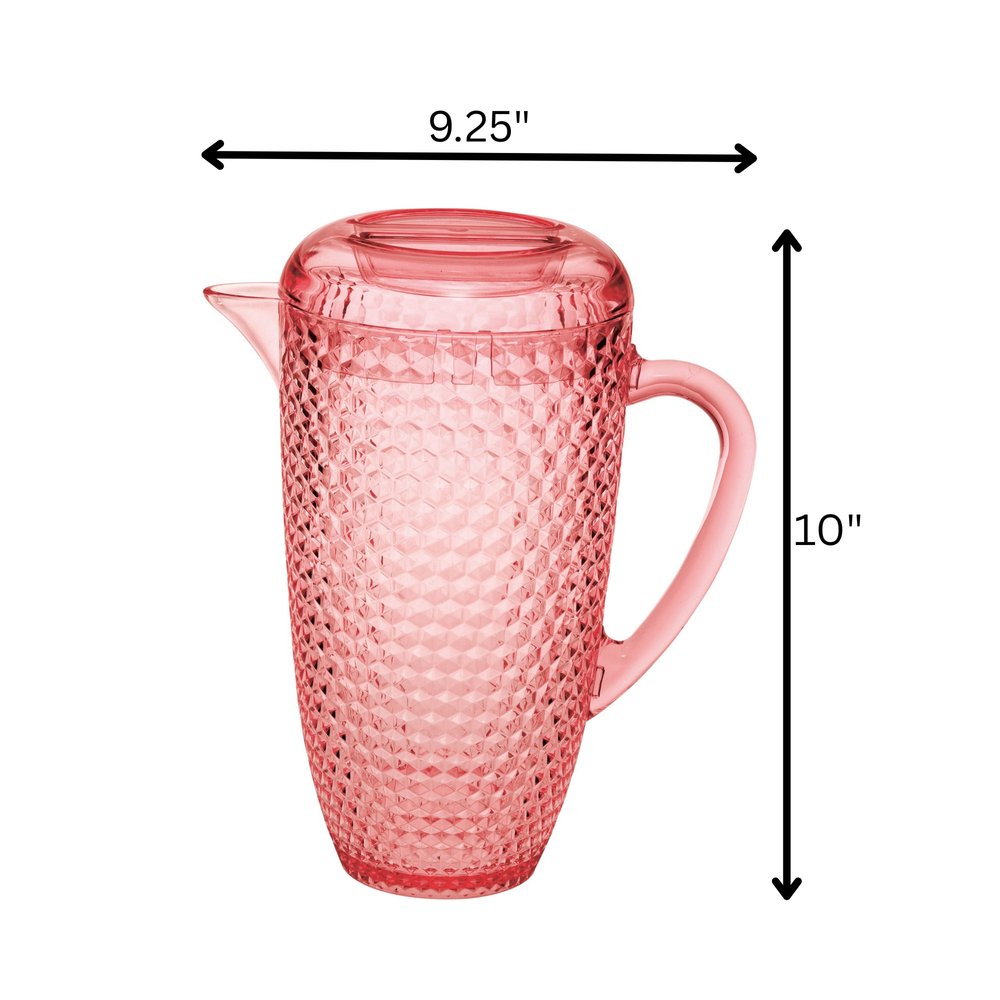 2.5 Quart Blue Diamond Acrylic Pitcher