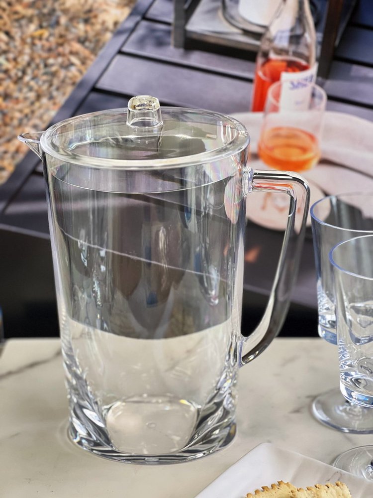 Jarra de acrílico transparente de 2,75 cuartos