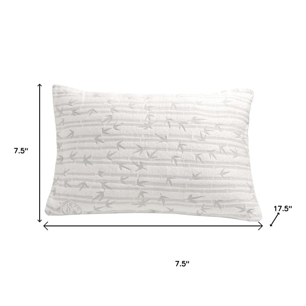 Almohada de cama firme tamaño queen de espuma viscoelástica de rayón con bambú