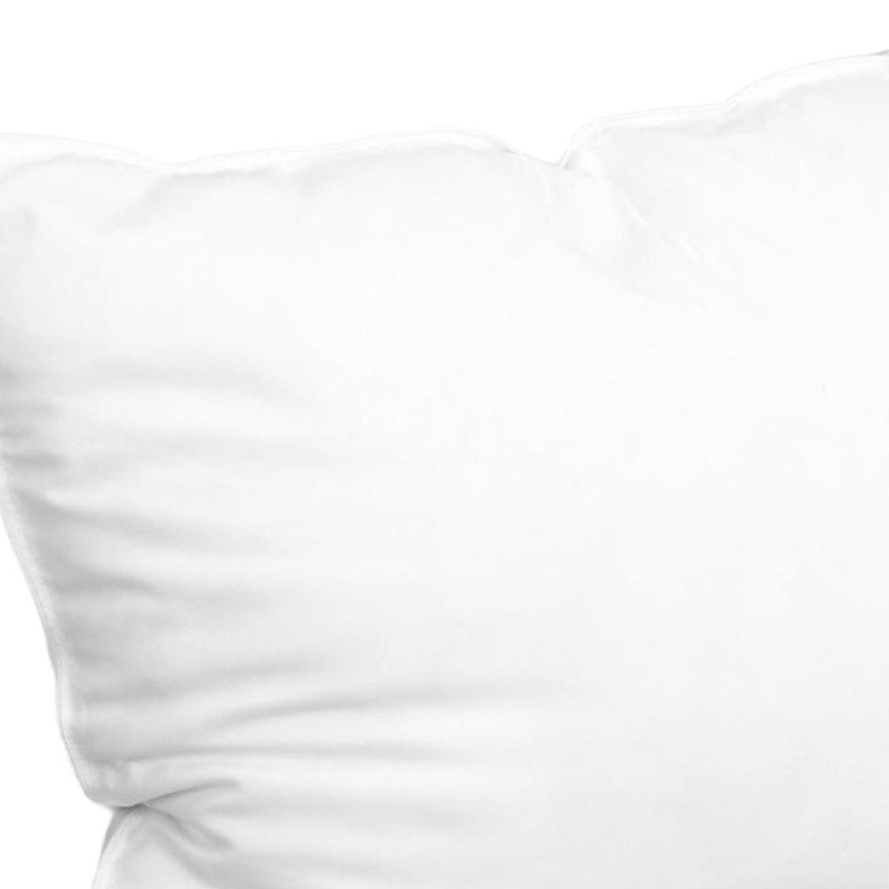 Juego de dos almohadas de microfibra hipoalergénicas tamaño king con relleno alternativo de plumón.