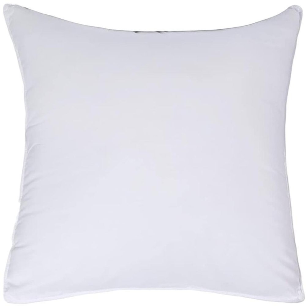 Juego de dos almohadas de microfibra hipoalergénicas de tamaño europeo, de plumón alternativo.