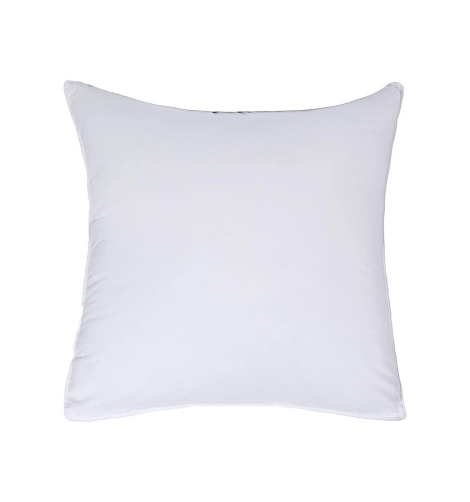 Juego de dos almohadas de microfibra hipoalergénicas de tamaño europeo, de plumón alternativo.