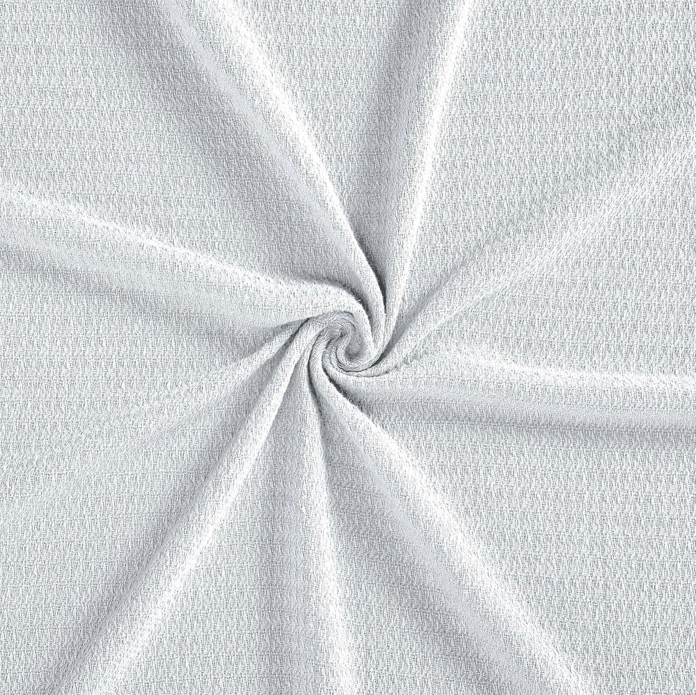 King White Cotton Waffle Weave Honeycomb Blanket