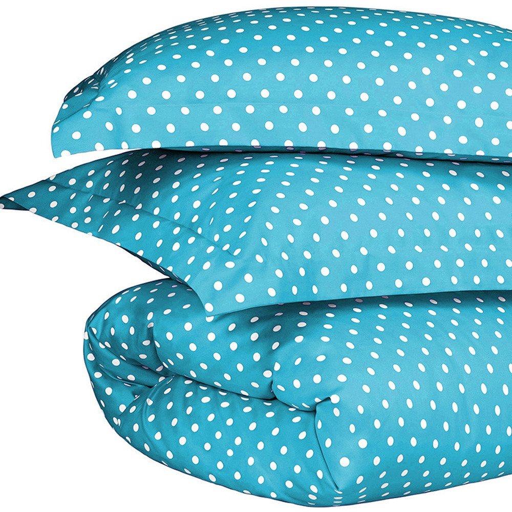 Juego de funda nórdica lavable Aqua King de mezcla de algodón de 600 hilos