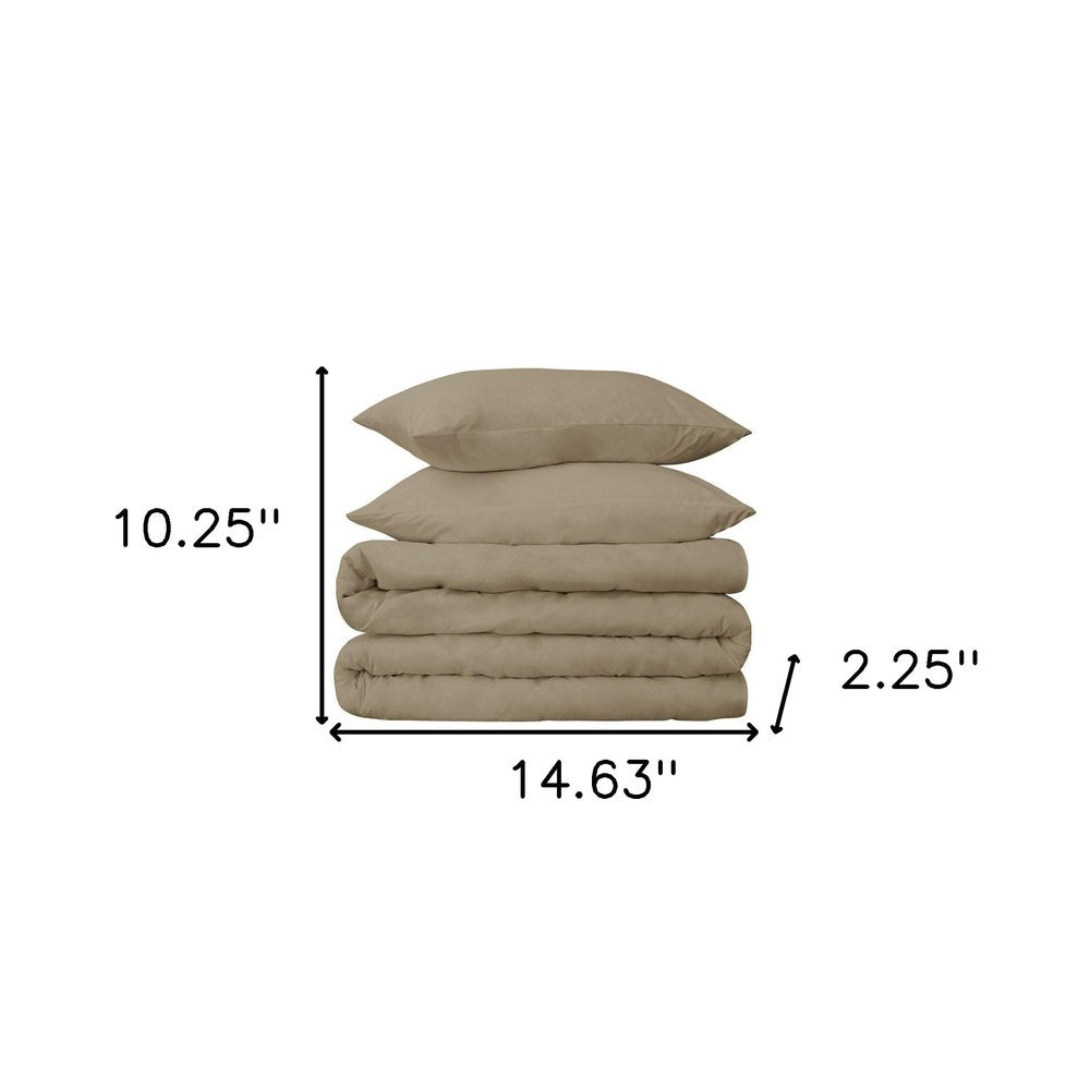 Juego de funda nórdica lavable de lino y algodón de 650 hilos