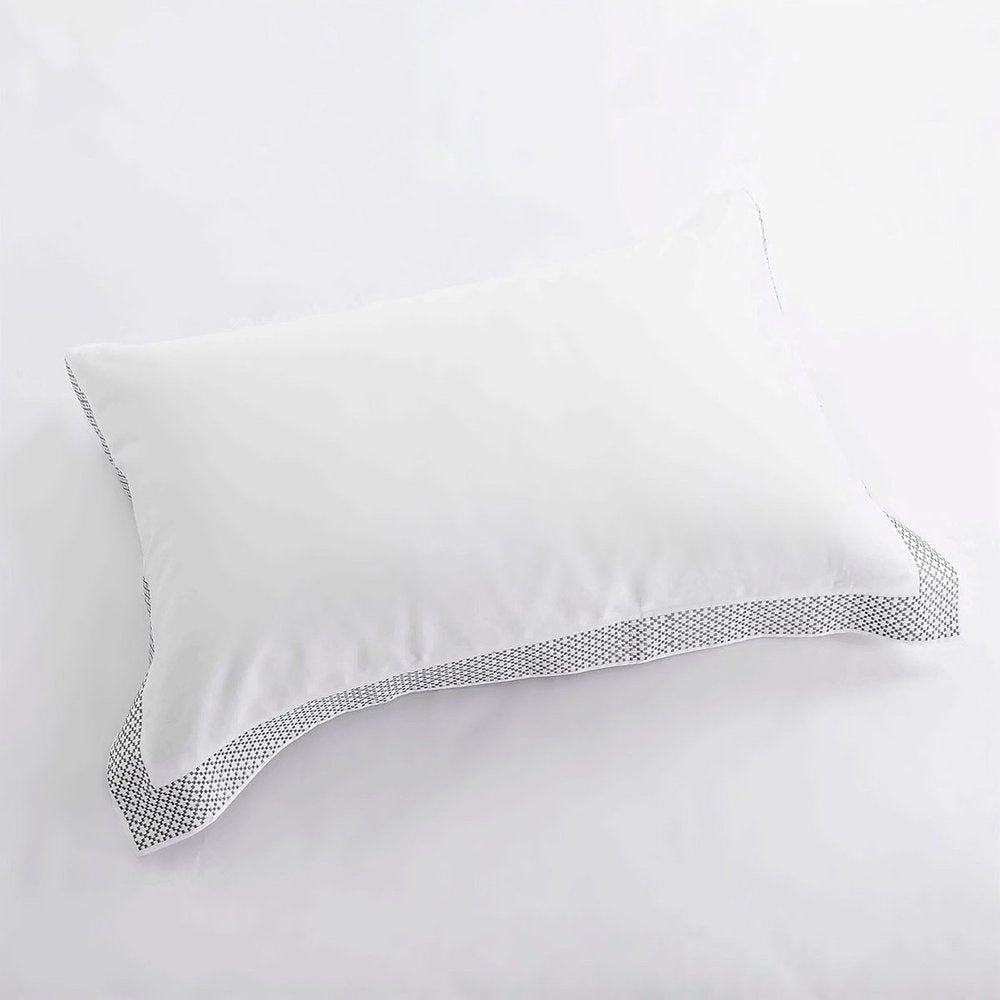 Juego de funda nórdica lavable, tamaño queen, 100 % algodón, 200 hilos, gris y blanco